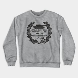 German tank E-100 in a wreath of oak leaves Crewneck Sweatshirt